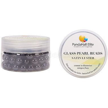 pearlized Glasperlen runde Perlen(HY-PH0001-10mm-080)-8