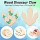 Unfinished Wood Dinosaur Claw Ornaments(WOOD-WH0027-84)-4