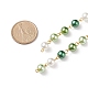 Handgefertigte Perlenkette aus Glasperlen(AJEW-JB01134-03)-2