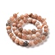 Rondes sunstone naturelle perles brins(G-I176-09-10mm)-2