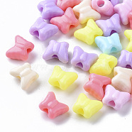Opaque Polystyrene(PS) Plastic Beads, Butterfly, Mixed Color, 10x11.5x6mm, Hole: 3mm, about 1500pcs/500g(KY-I004-15)