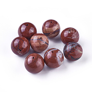 Natural Red Jasper Beads, Round, 20mm, Hole: 1.5mm(G-G790-10)