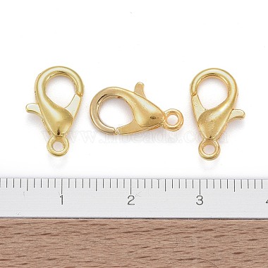 Zinc Alloy Jewelry Findings Golden Lobster Claw Clasps(X-E105-G)-5