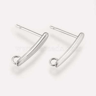 Stainless Steel Color Stainless Steel Stud Earrings