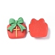 Christmas Theme Opaque Resin Cabochons(RESI-F042-01C)-1