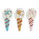 3Pcs 3 Colors Ice Cream Pattern Felt Ornament Accessories(DIY-FG0003-94)-1