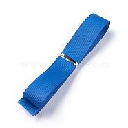 Grosgrain Ribbons, Polyester Ribbons, Blue Series, Royal Blue, 5/8 inch(16mm), about 1yard/strand(0.9144m/strand)(SRIB-L055-16mm-A350)