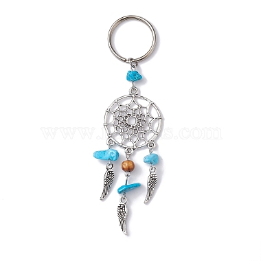 Others Synthetic Turquoise Keychain