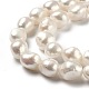 hebras de perlas de agua dulce cultivadas naturales(PEAR-L033-34D)-2