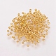 Brass Crimp Beads(E002-G-NR)-1