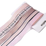 Polyester & Polycotton Ribbons Sets, for Bowknot Making, Gift Wrapping, Colorful, 5/8 inch(17mm), 5 styles, about 3.00 Yards(2.74m)/Style, 15 Yards/Set(SRIB-P022-01D-04)