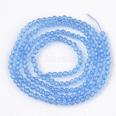 Electroplate Transparent Glass Beads Strands(X-EGLA-N002-03E)-2