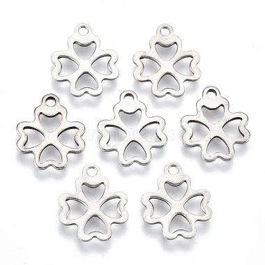 Stainless Steel Color Clover Stainless Steel Charms