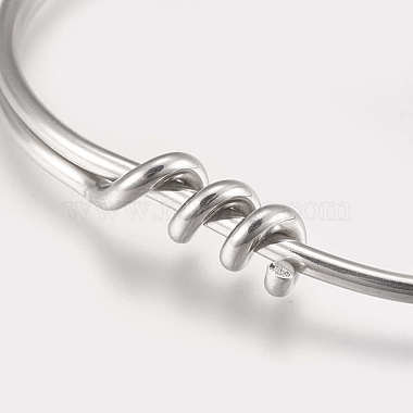 201 inoxydable bracelets manchettes en acier(STAS-K182-19P)-3
