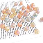 Opaque Acrylic Beads, Round, Mixed Color, 15.1x15.3x15mm, Hole: 3mm(OACR-F010-06)