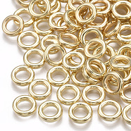 CCB Plastic Linking Ring, Light Gold, 8x2mm, Inner Diameter: 4mm(CCB-T006-023KC)