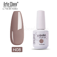15ml Special Nail Gel, for Nail Art Stamping Print, Varnish Manicure Starter Kit, Rosy Brown, Bottle: 34x80mm(MRMJ-P006-F008)