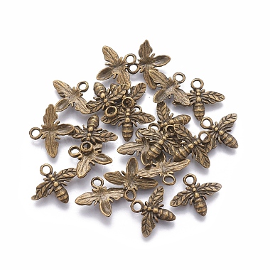 Antique Bronze Bees Alloy Charms