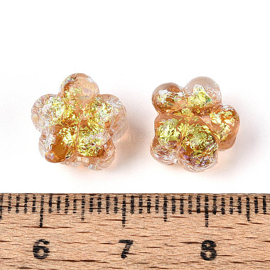 Hilos de cuentas de lampwork hechos a mano(FOIL-T008-06H)-4