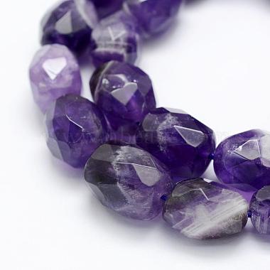 Natural Amethyst Beads Strands(G-P322-45)-3