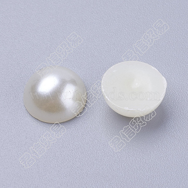 Scrapbooking bricolage perles acryliques imité cabochons dôme(X-OACR-H001-9)-2