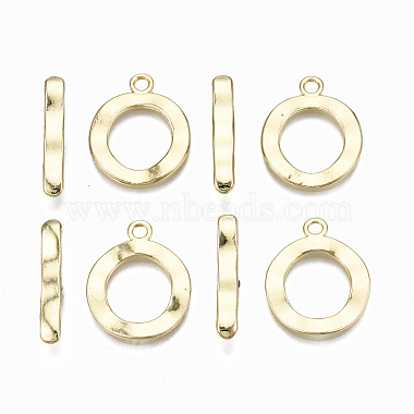 Real 16K Gold Plated Ring Alloy Toggle Clasps