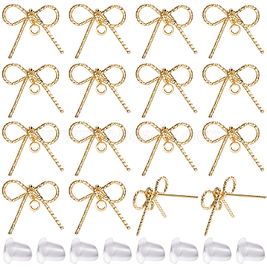 30個の合金スタッドイヤリング金具(FIND-SC0015-56)-1