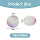 Natural Akoya Shell Disc Charms(SHEL-WH0005-05A)-2