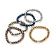 Synthetic Hematite Bracelet for Men Women(BJEW-JB06698)-1