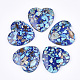Assembled Synthetic Imperial Jasper and Natural Lapis Lazuli Pendants(G-S329-069)-1