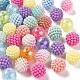 148Pcs 8 Style Rubberized Style & Imitation Pearl & Transparent Crackle Acrylic Beads(MACR-YW0001-98)-2