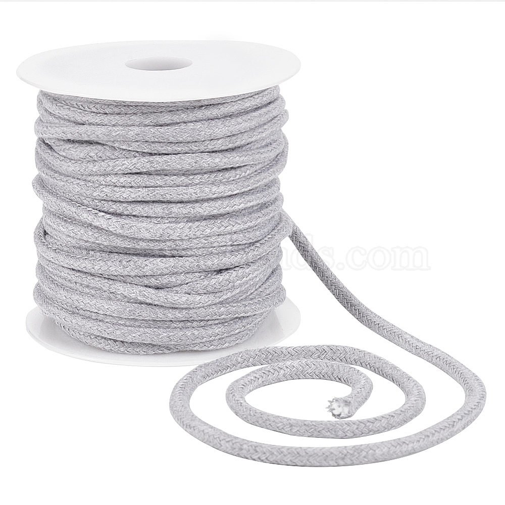 Wholesale BENECREAT 25m White Flat Drawstring Cord 