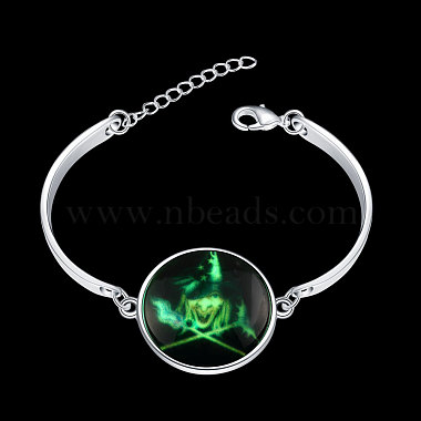 Halloween Witch Luminous Bracelets(BJEW-BB14746)-2