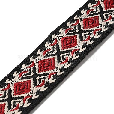 Ethnic Style Embroidery Polyester Ribbons(OCOR-WH0082-45A)-2