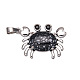 Natural Snowflake Obsidian Pendants(PW-WG77816-16)-1