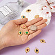 Fashewelry 9 pièces 9 style 304 pendentifs en acier inoxydable(STAS-FW0001-25)-5