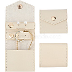 1Pc Microfiber Ring Bags, Ring Storage Supplies, Rectangle, Lemon Chiffon, 14.5x6cm(ABAG-CL0001-64A)