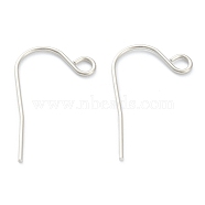 316 Surgical Stainless Steel Earring Hooks, Ear Wire, with Horizontal Loop, Stainless Steel Color, 21mm,Hole:2mm(X-STAS-M288-01P-B)