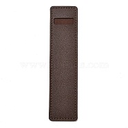 PU Imitation Leather Fountain Pen Sleeves, Single Pen Bag, Office & School Supplies, Rectangle, Coconut Brown, 174x42x2.5mm, Hole: 32x10.5mm(AJEW-A050-01A)