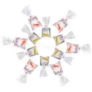 Resin Pendants, Goldfish Water Bag Shape, Mixed Color, 54.5~56.5x23.5~24x10.5mm, Hole: 2.5mm, 12pcs/set(RESI-SC0001-03)