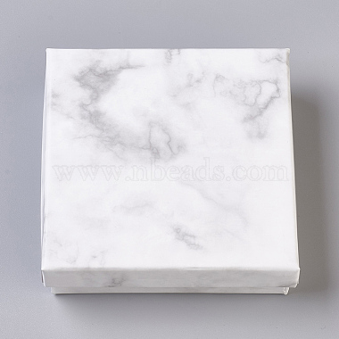 White Square Paper Bracelet Box