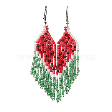 Cerise Watermelon 304 Stainless Steel Earrings