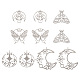 10 pièces 5 style 201 pendentifs en acier inoxydable(STAS-PJ0001-47)-1