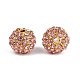 Legierung Strass Perlen(RB-A034-10mm-A27G)-1