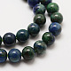 Natural Chrysocolla and Lapis Lazuli Beads Strands(G-G735-07-6mm)-3