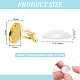 24Pcs 2 Colors Brass Cufflinks(KK-AR0004-48)-2