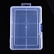 Cajas de almacenamiento de cuentas de plástico rectangulares(CON-YW0001-32)-1