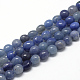 Chapelets de perles en aventurine bleue naturelle(G-R445-8x10-27)-1