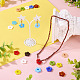 40pcs 10 couleurs perles de lampadaire faites &agrave; la main(LAMP-TA0001-65)-7