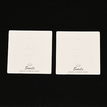 White Ring Card, for Finger Ring, White, 6x6x0.05cm